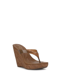 Jyseta Wedge in Tuscan Tan