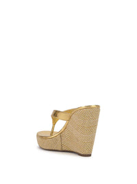 Jyseta Wedge in Gold