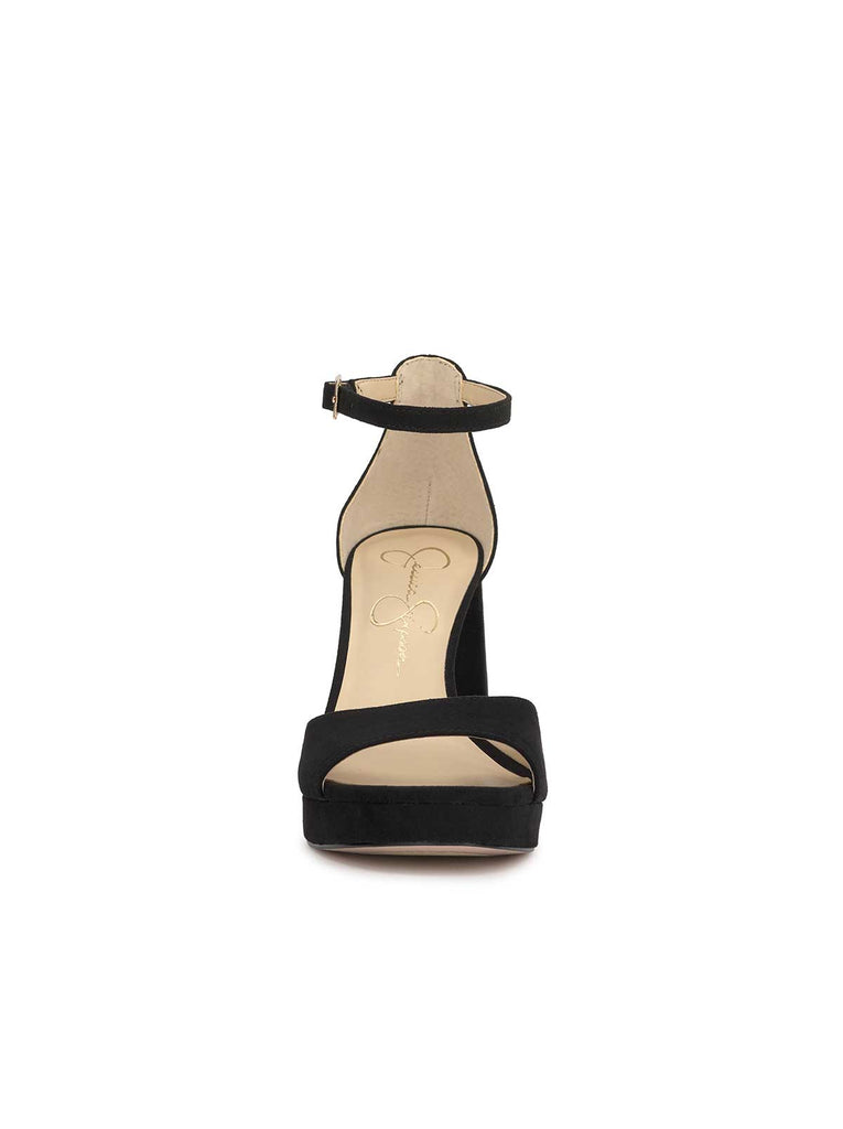 Kaliah Platform Sandal in Black Suede