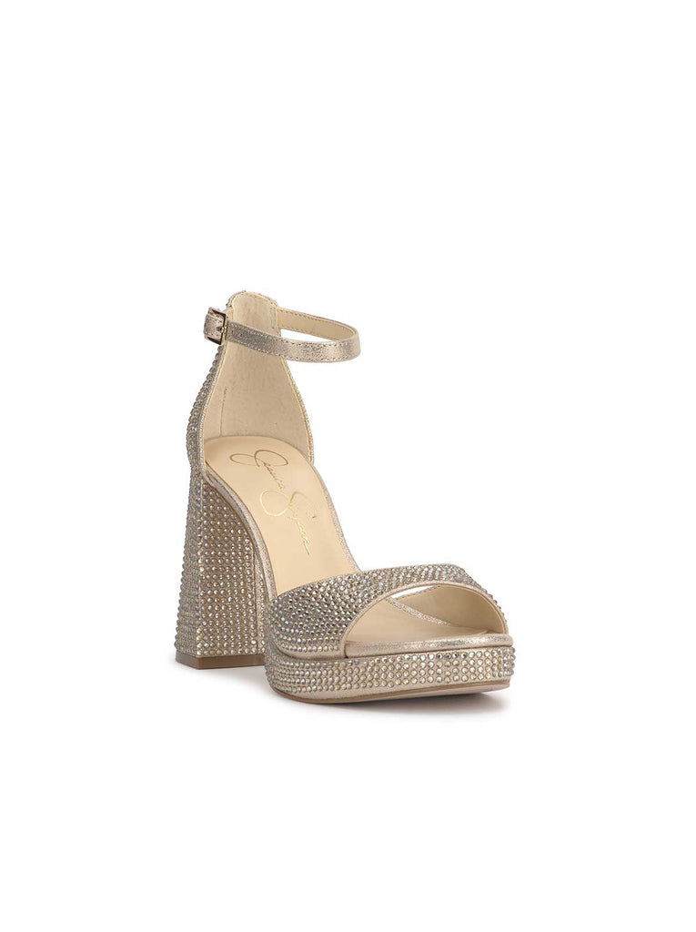 Kaliah Platform Sandal in Champagne