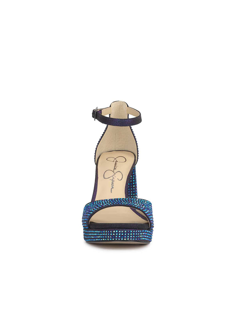 Kaliah Platform Sandal in Midnight Blue