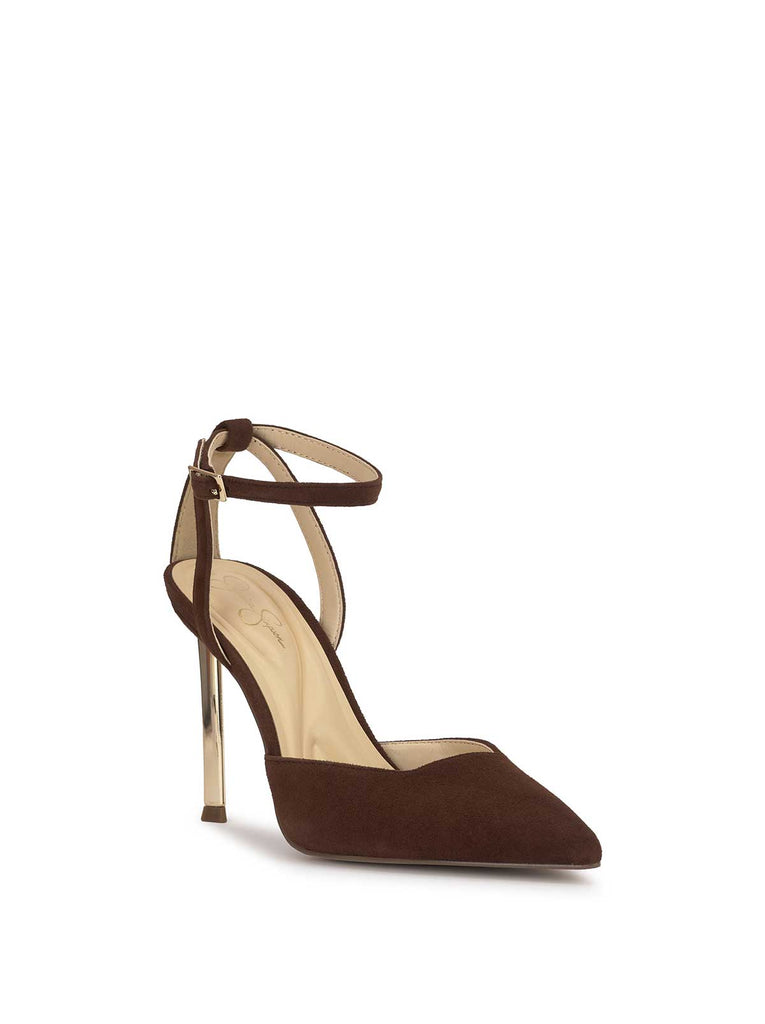 Kalynia High Heel Pump in Walnut