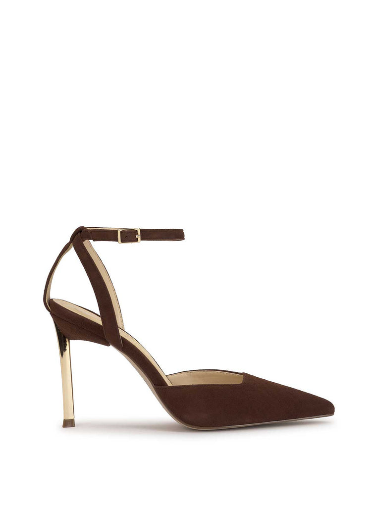 Kalynia High Heel Pump in Walnut