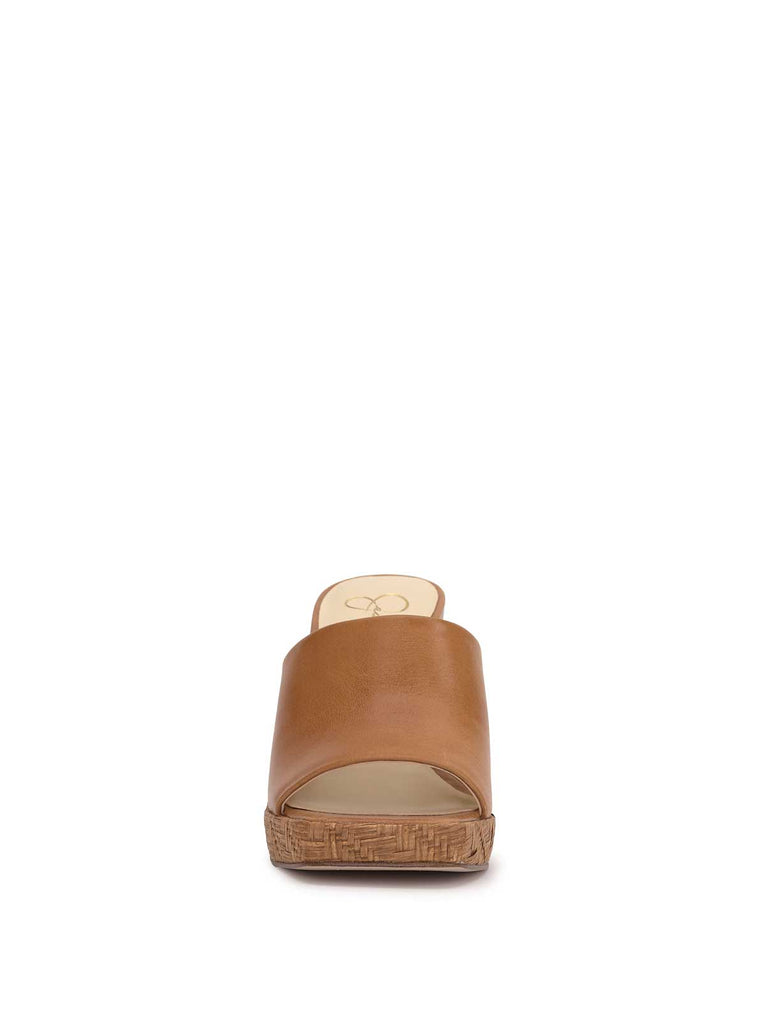 Kashet Mule Platform Sandal in Brown Sugar
