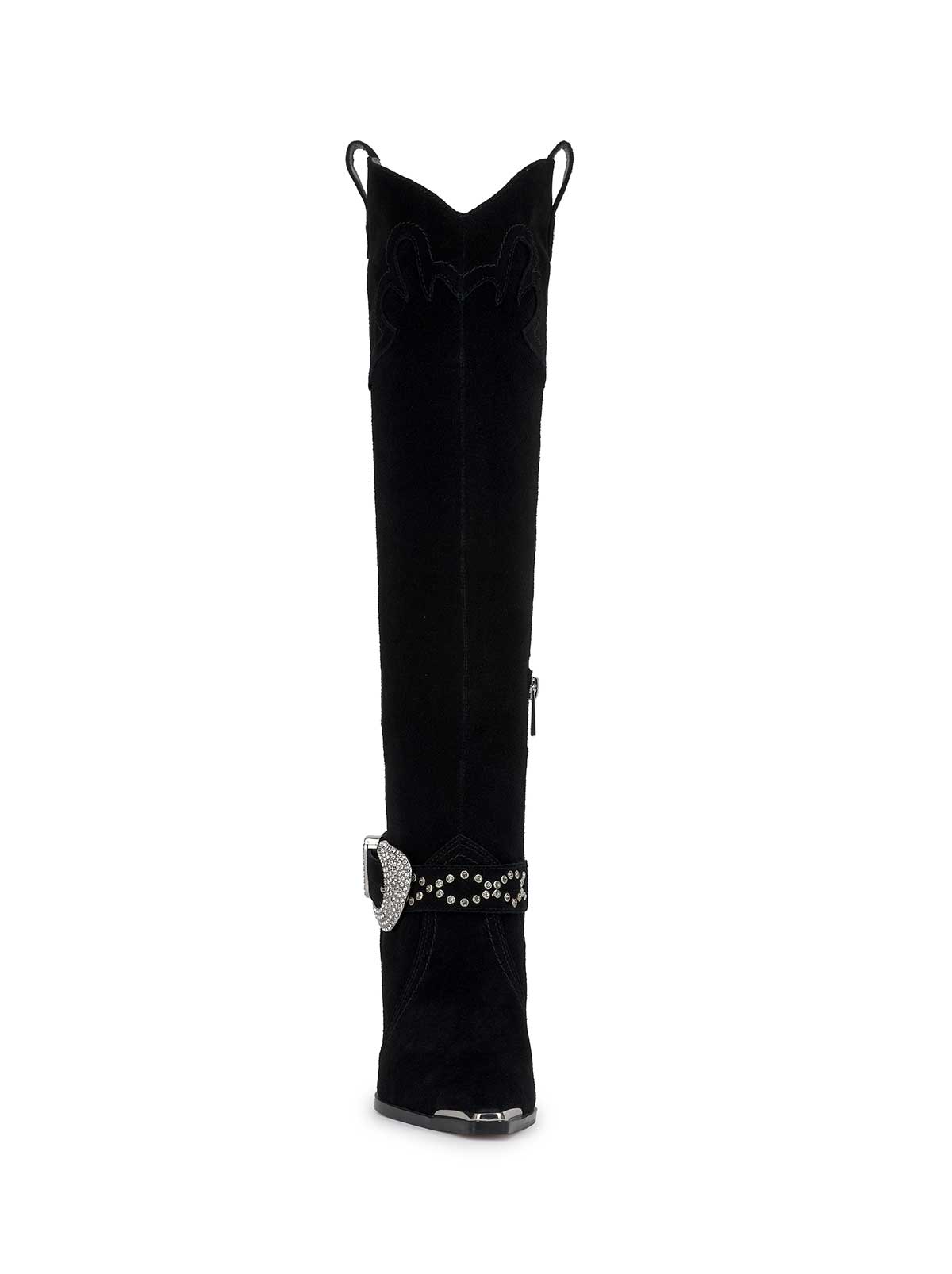 Kenzin Tall Boot in Black Suede