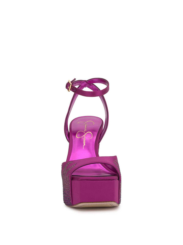 Lirio Platform Sandal in Mulberry