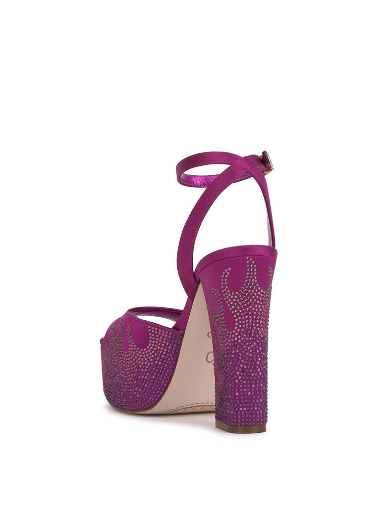 Lirio Platform Sandal in Mulberry