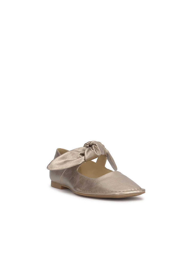 Lysute Ballet Flat in Gold