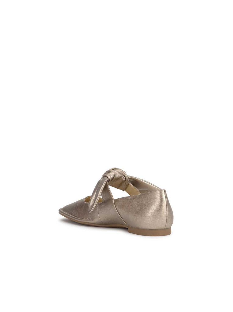 Lysute Ballet Flat in Gold