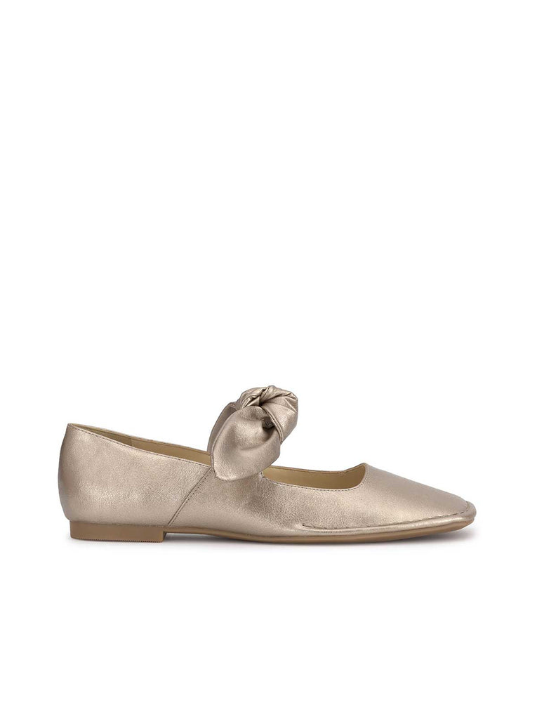 Lysute Ballet Flat in Gold