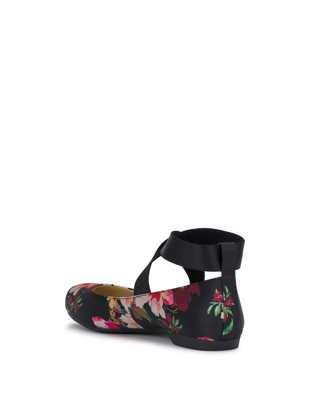 Mandalaye Ballet Flat in Black Blossom