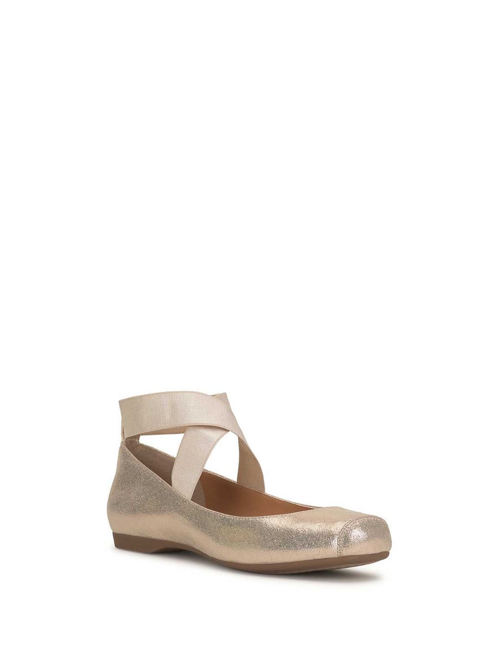 Mandalaye Ballet Flat in Champagne