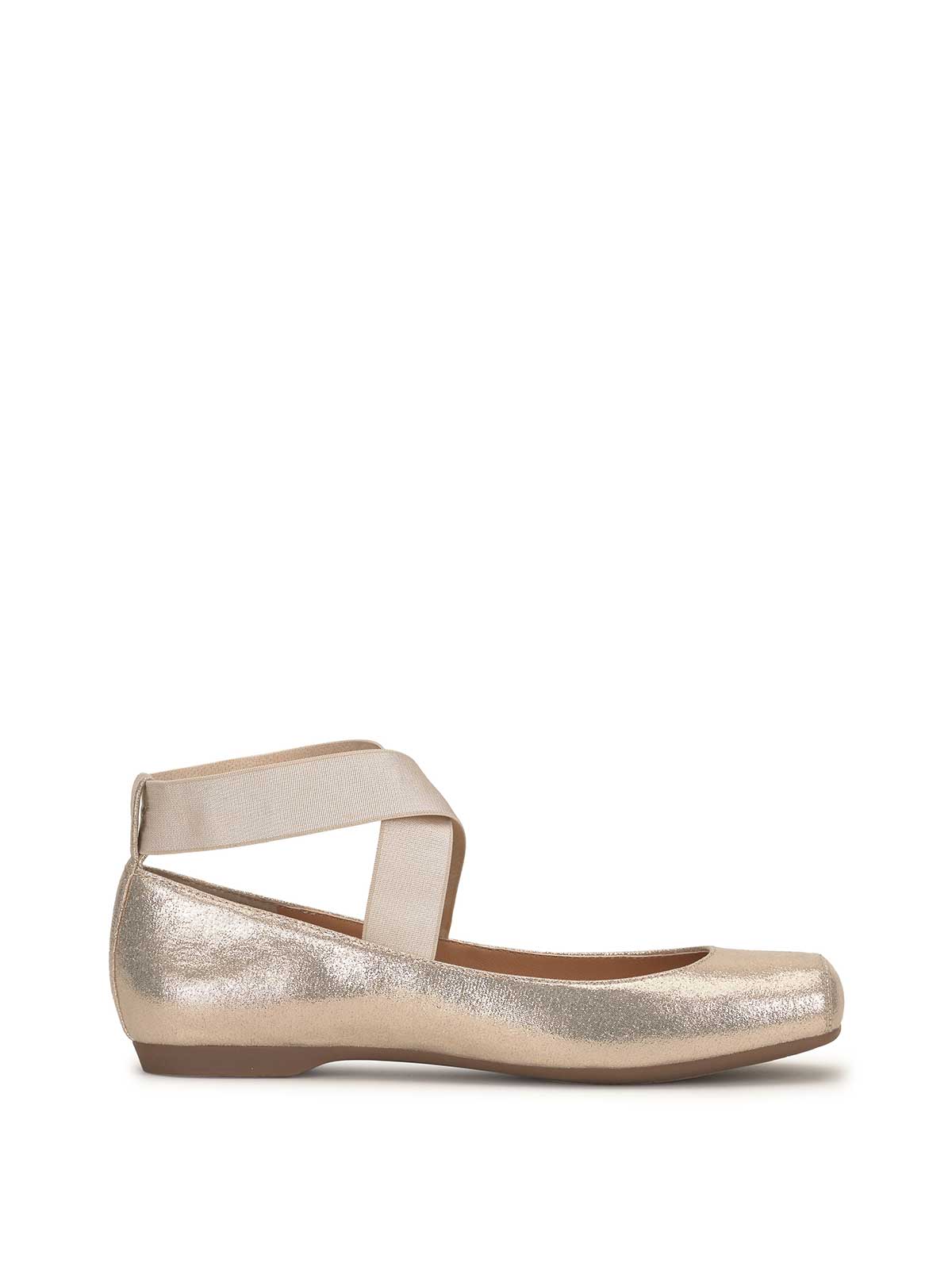 Mandalaye Ballet Flat in Champagne