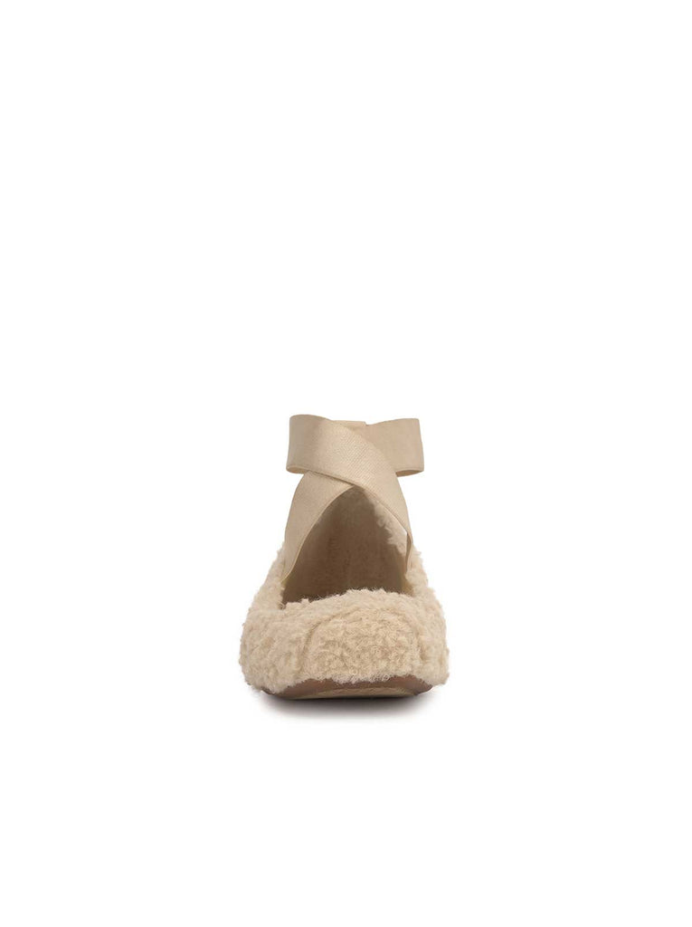 Mandalaye Ballet Flat in Shearling