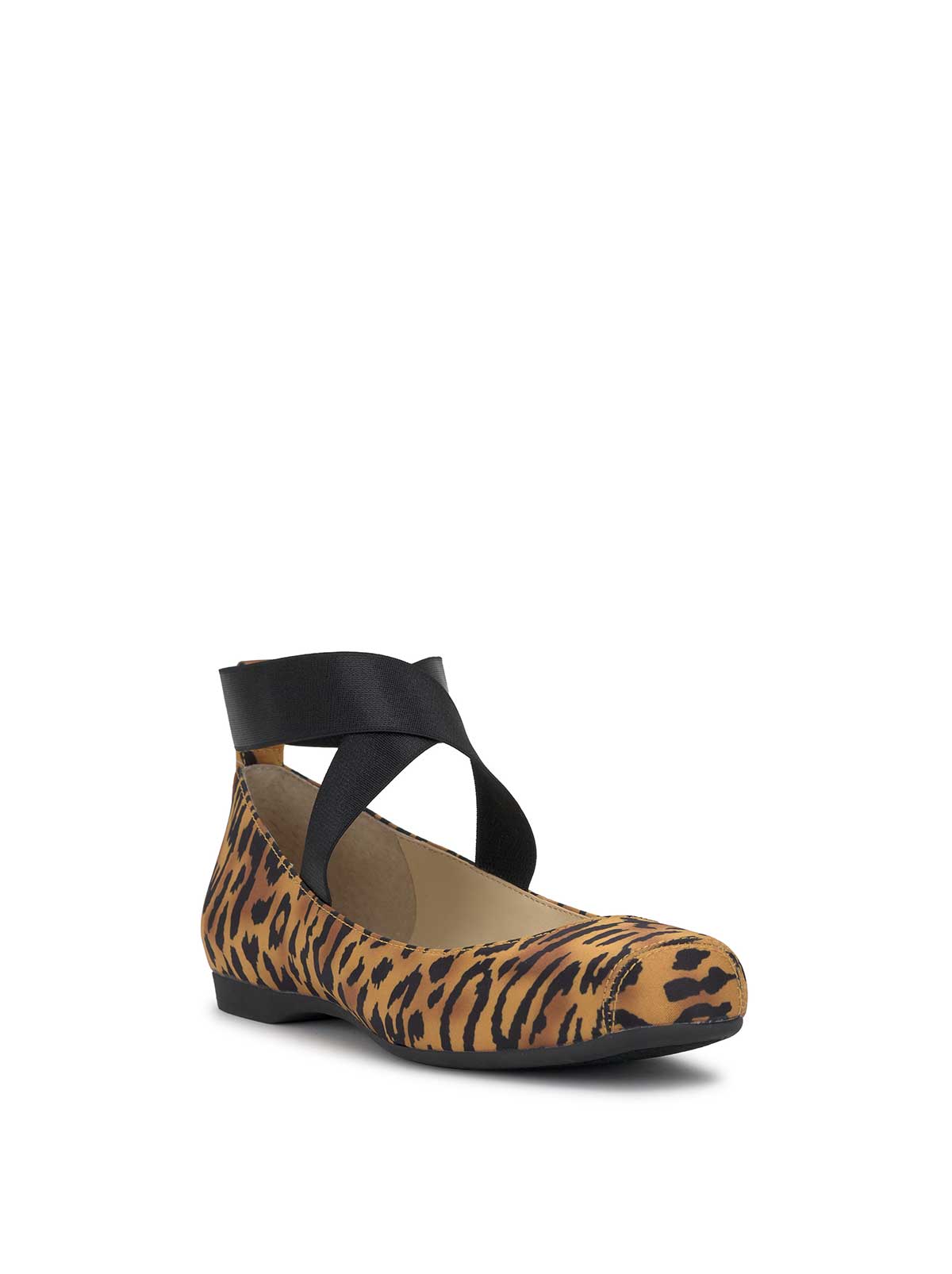 Mandalaye Ballet Flat in Tiger Print