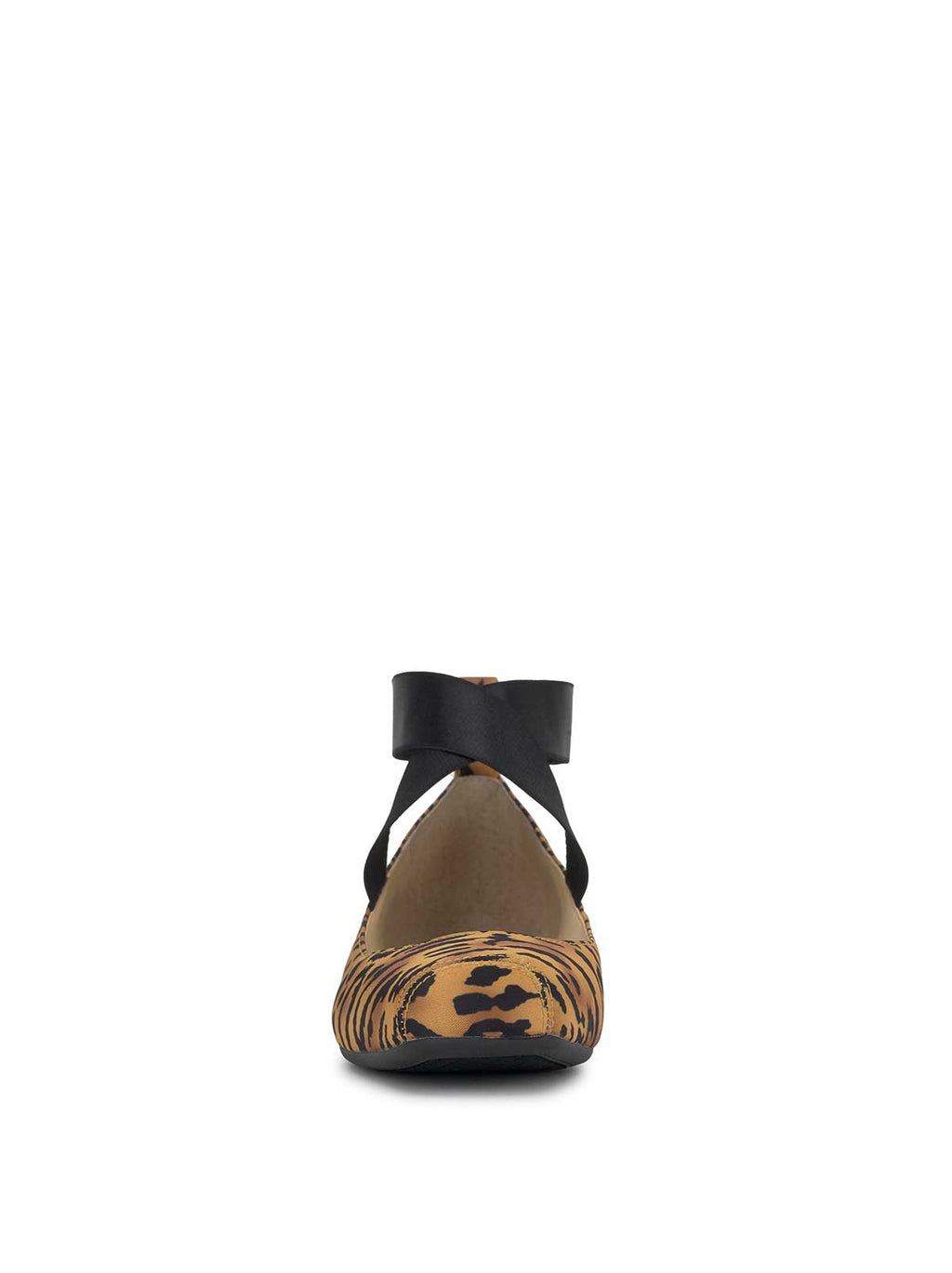 Mandalaye Ballet Flat in Tiger Print