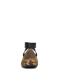 Mandalaye Ballet Flat in Tiger Print