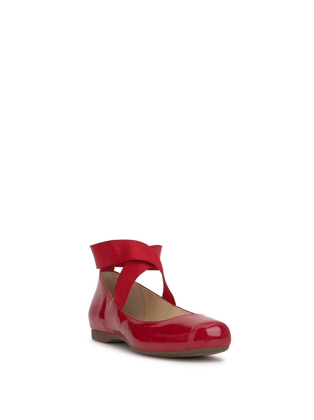 Mandalaye Ballet Flat in Red Muse