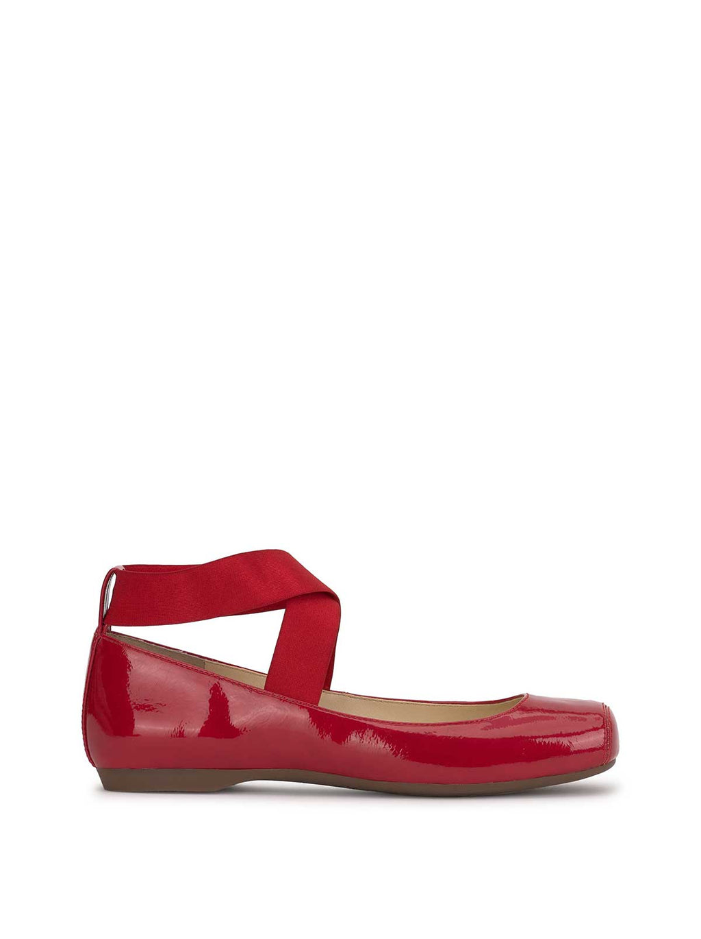 Mandalaye Ballet Flat in Red Muse