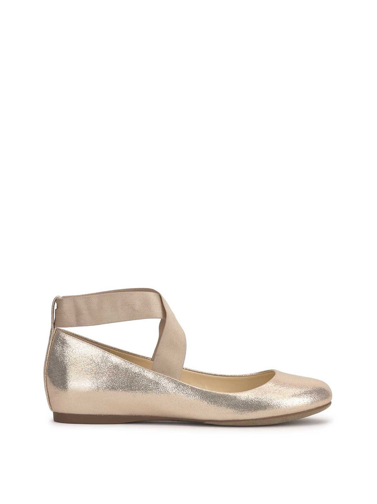 Mandayss Ballet Flat in Champagne