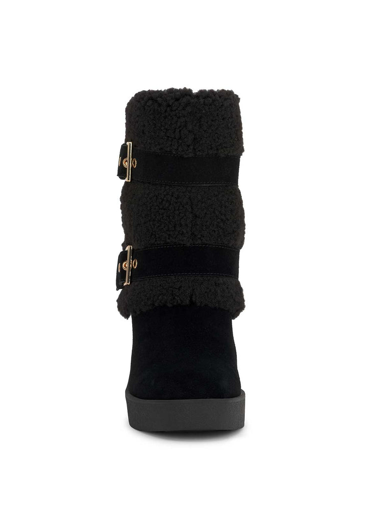 Metzyn Wedge Bootie in Black