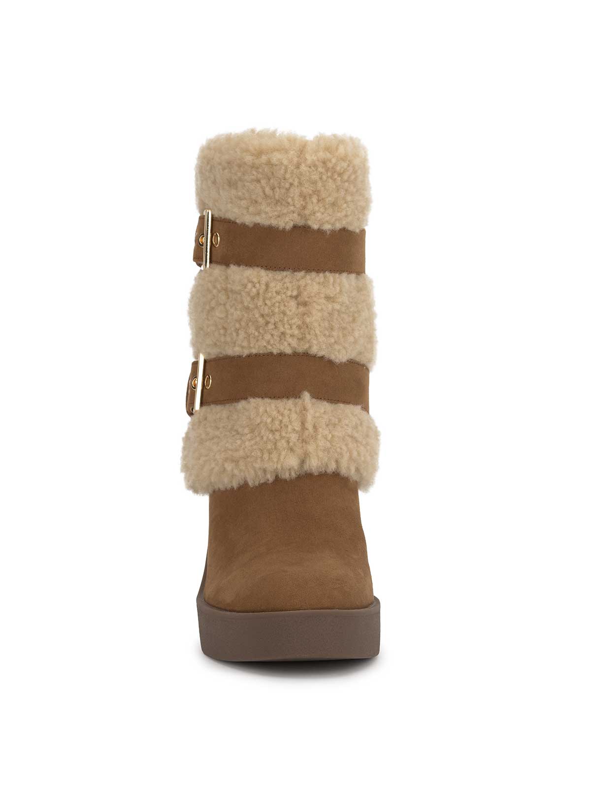 Metzyn Wedge Bootie in Safari Brown