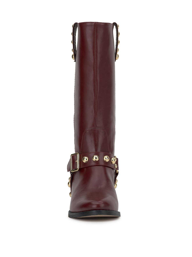 Milley Moto Boot in Dark Cherry