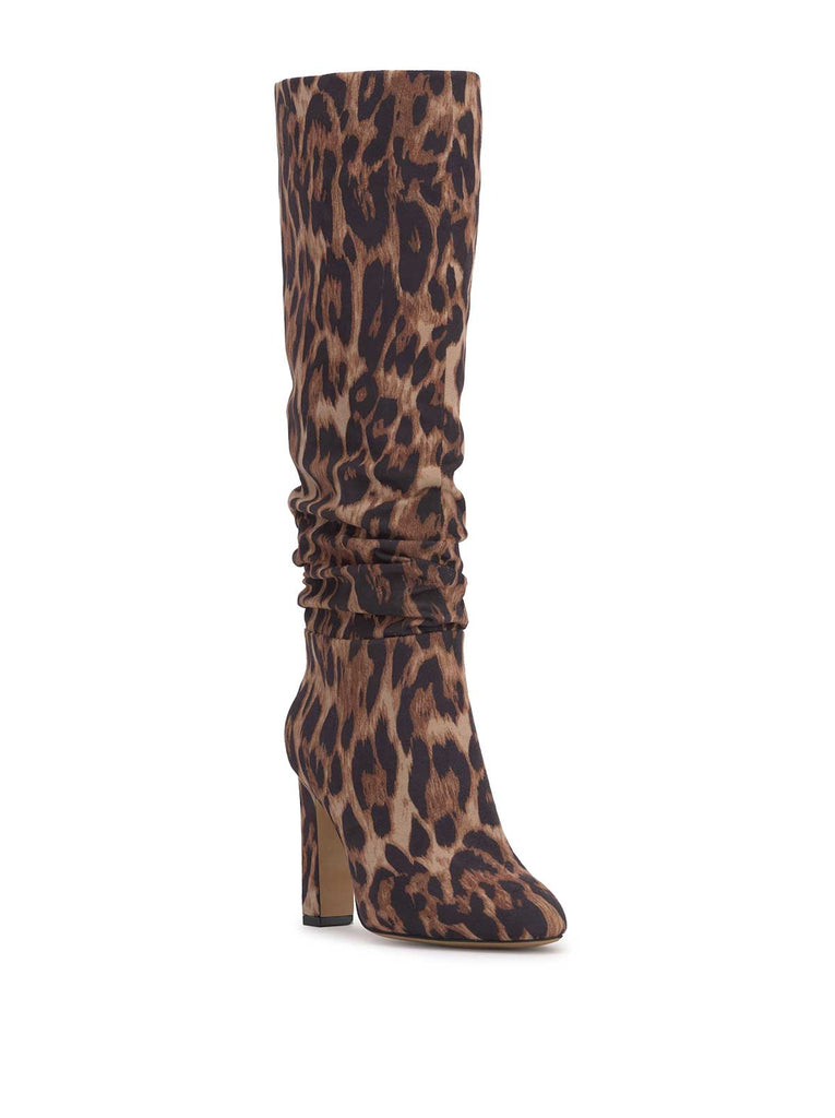 Minerva Knee High Boot in Leopard