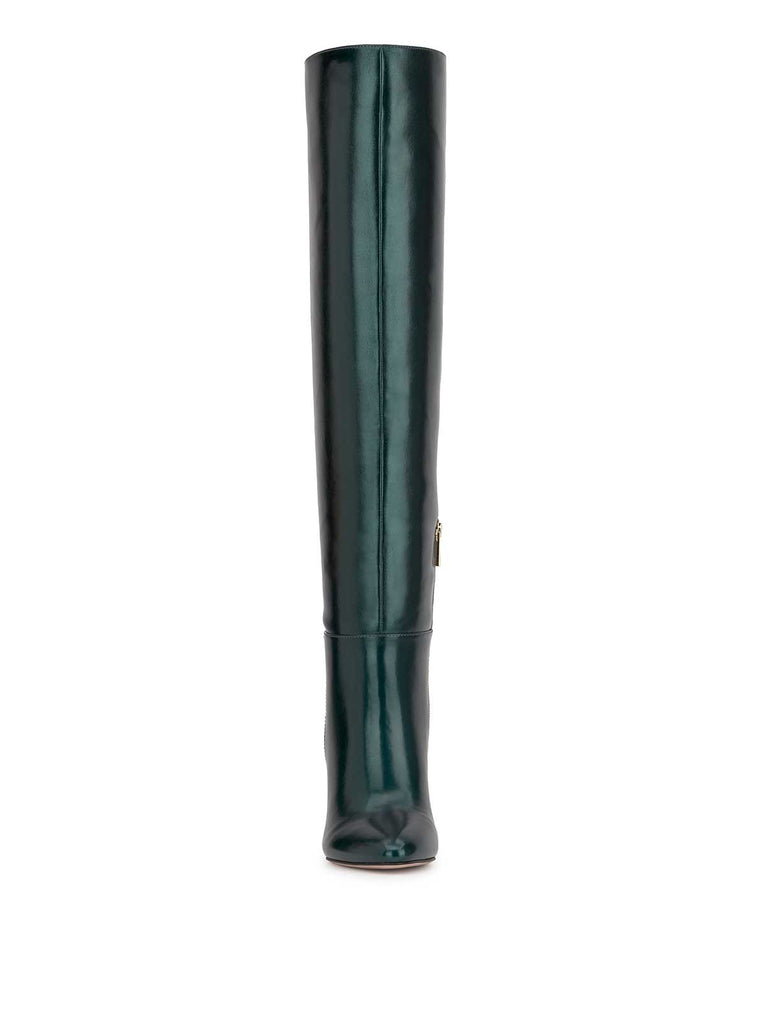 Mistia Over The Knee Boot in Dark Teal