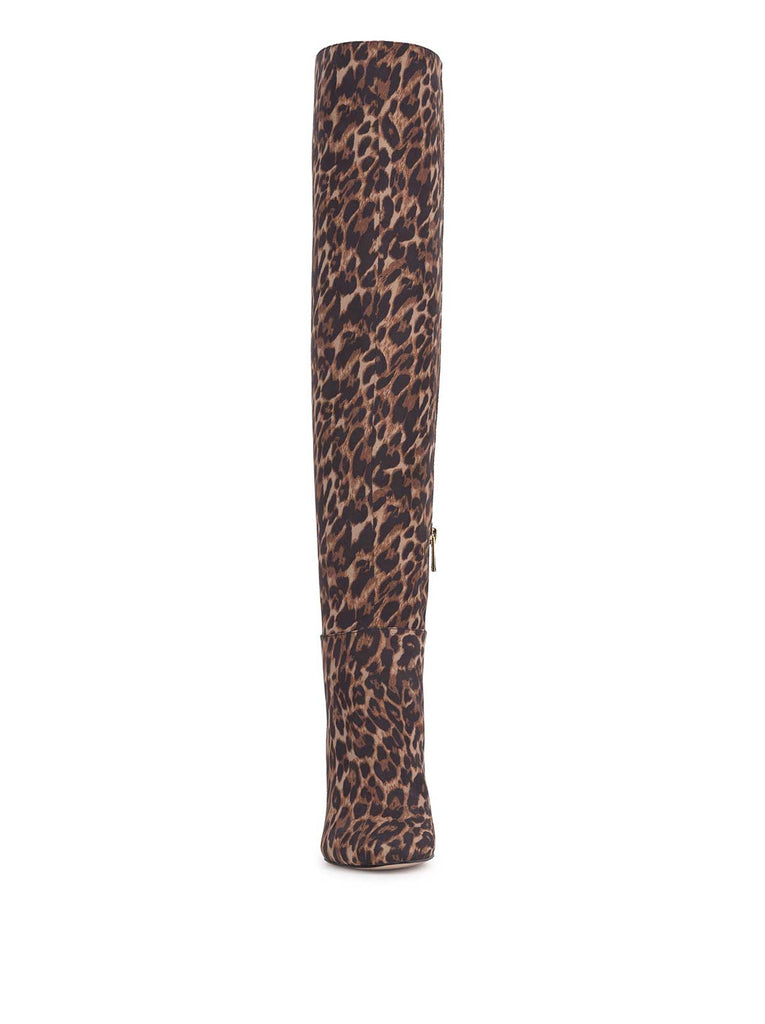 Mistia Over The Knee Boot in Leopard