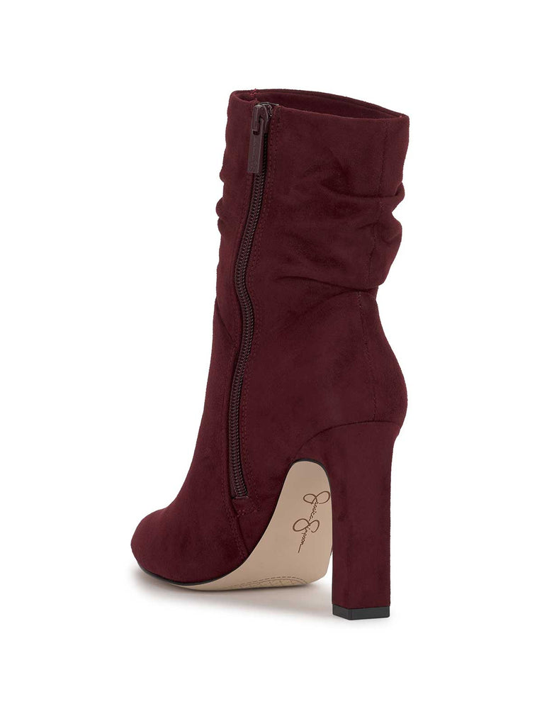 Mixtesa Slouch Bootie in Dark Cherry