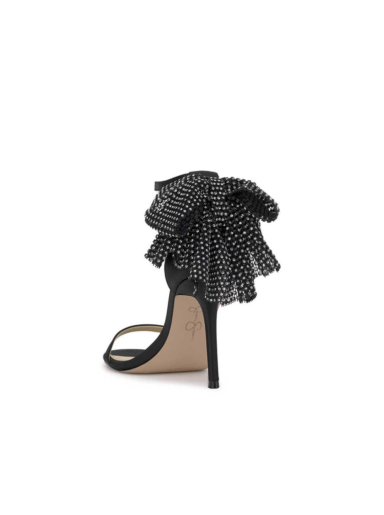 Moure Bow Heel in Black