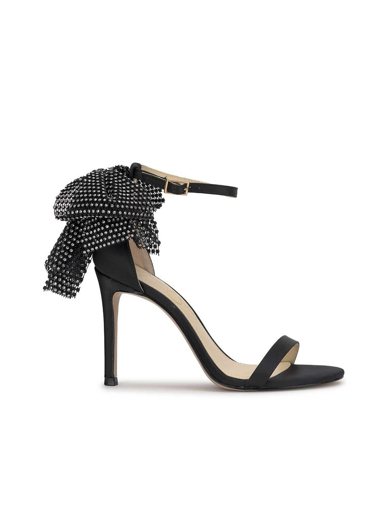 Moure Bow Heel in Black