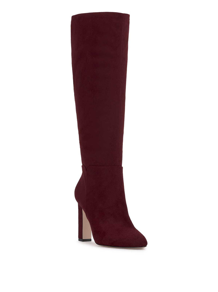 Munna Knee High Boot in Dark Cherry