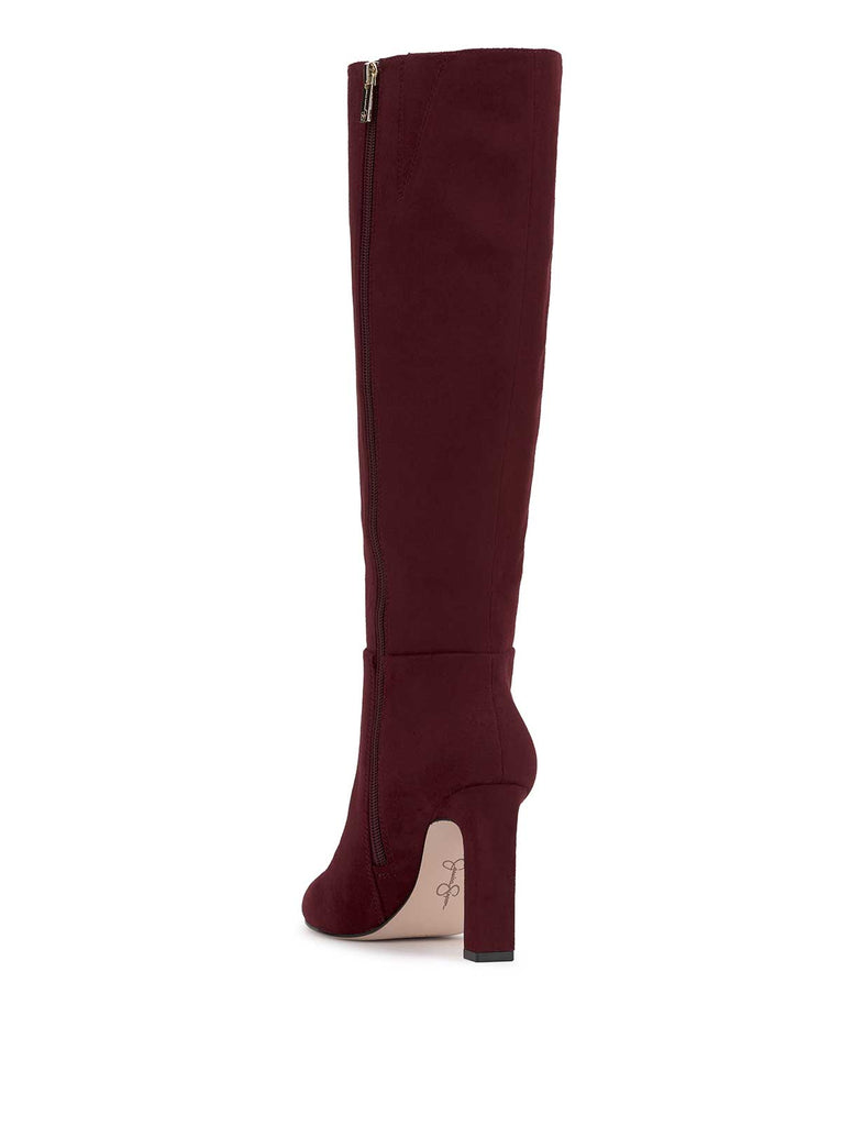 Munna Knee High Boot in Dark Cherry