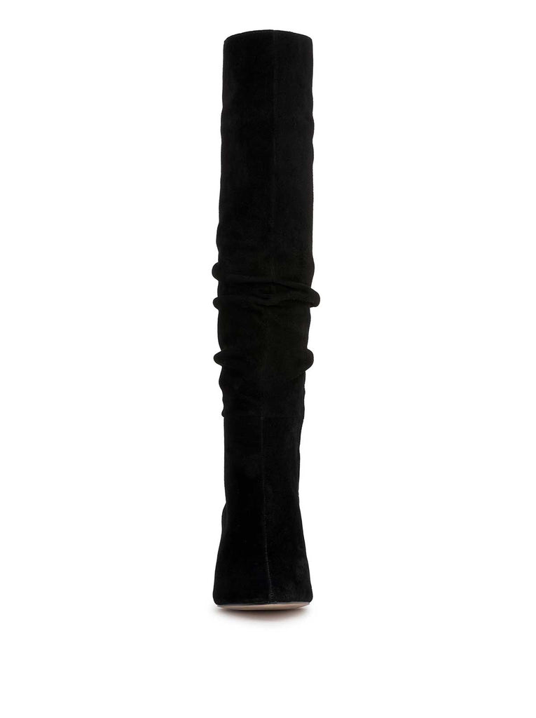 Naevy Slouch Boot in Black