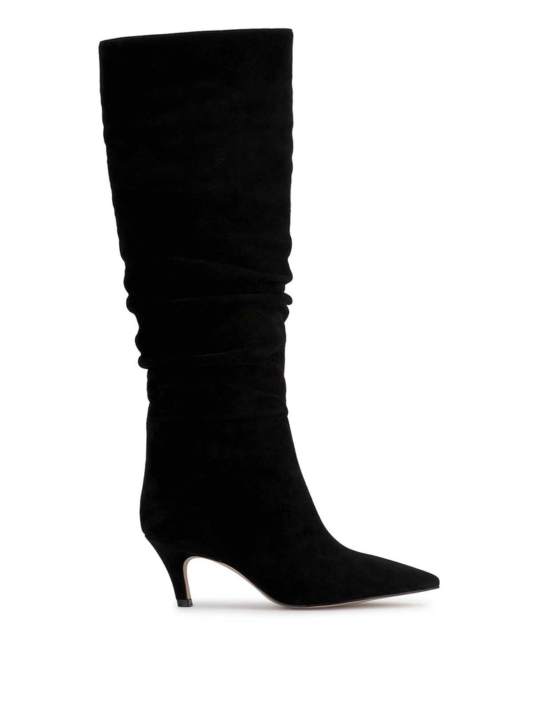 Naevy Slouch Boot in Black