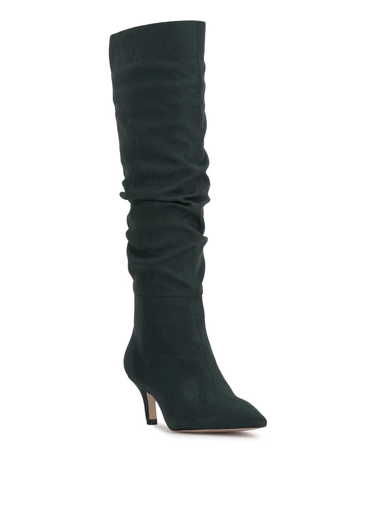 Naevy Slouch Boot in Evergreen