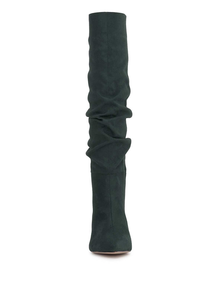 Naevy Slouch Boot in Evergreen