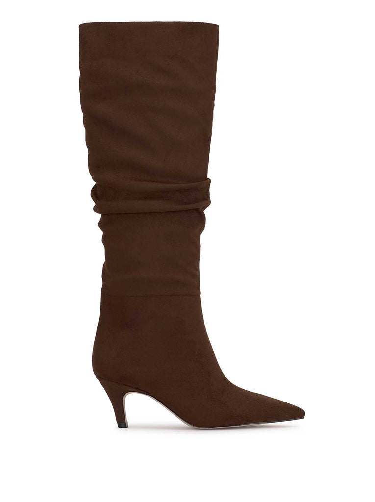 Naevy Slouch Boot in Walnut