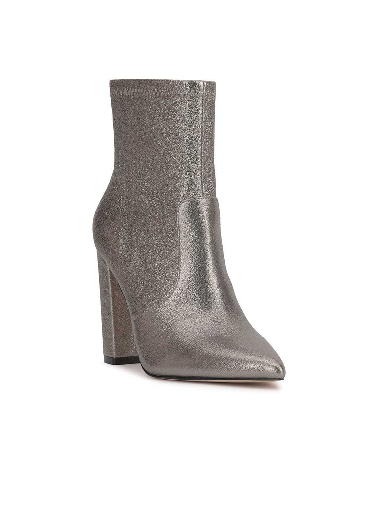 Narelle Pointed Toe Bootie in Pewter