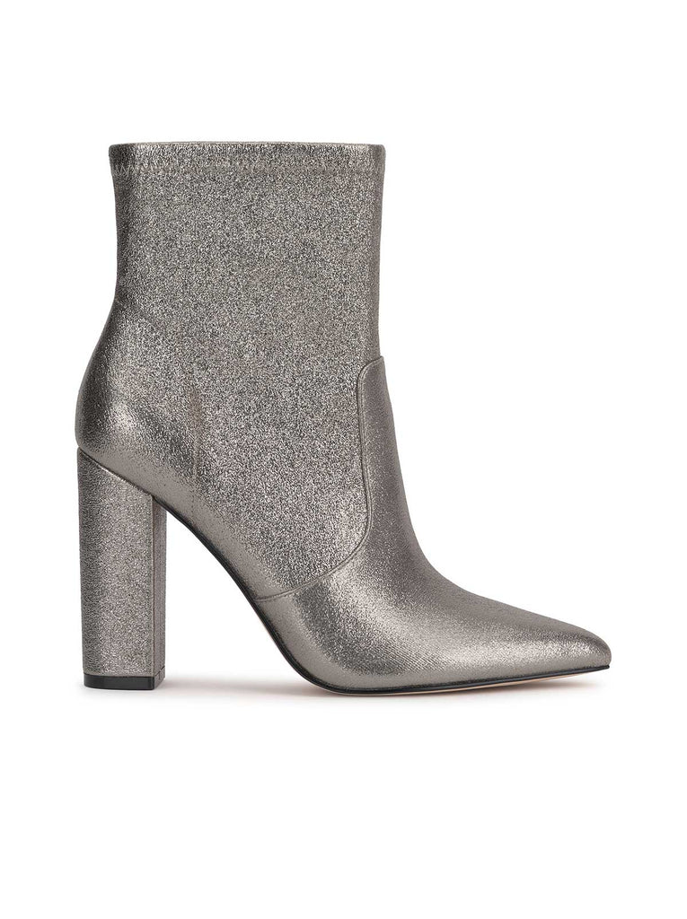 Narelle Pointed Toe Bootie in Pewter