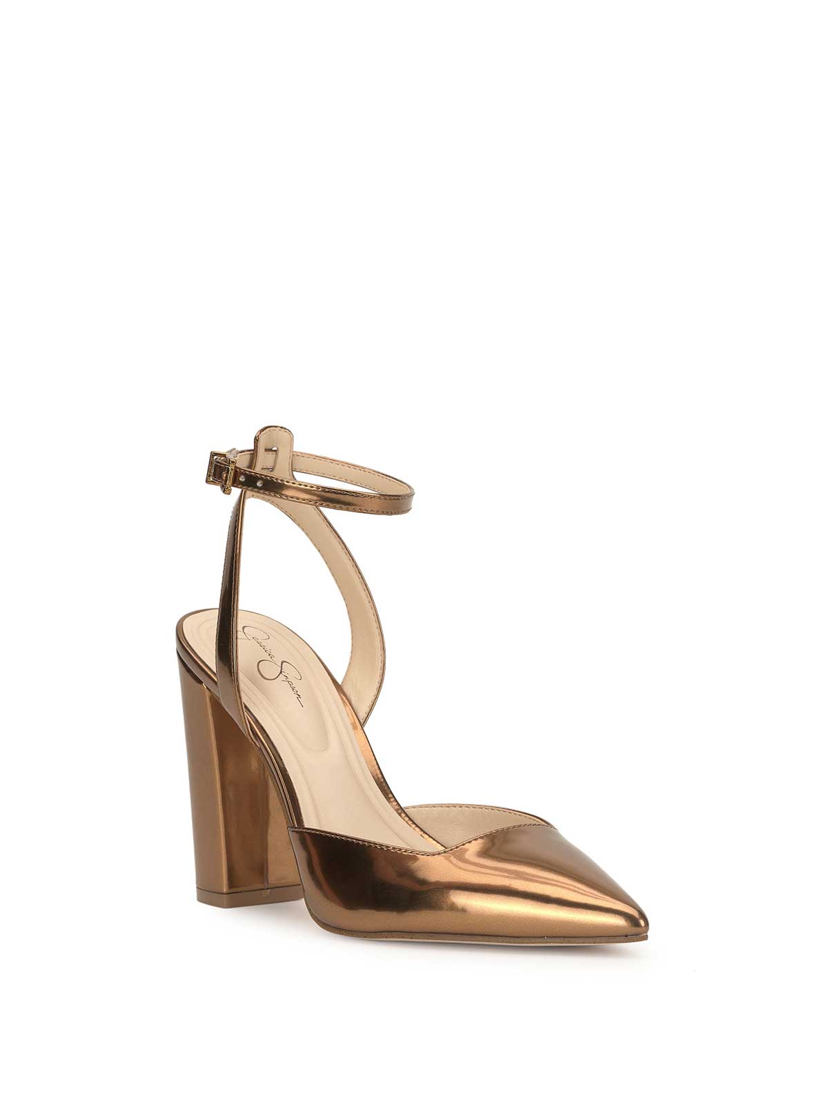 Bronze on sale pointed heels