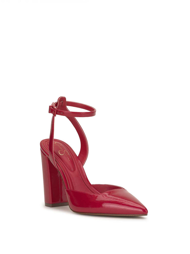 Nazela Pump in Red Muse