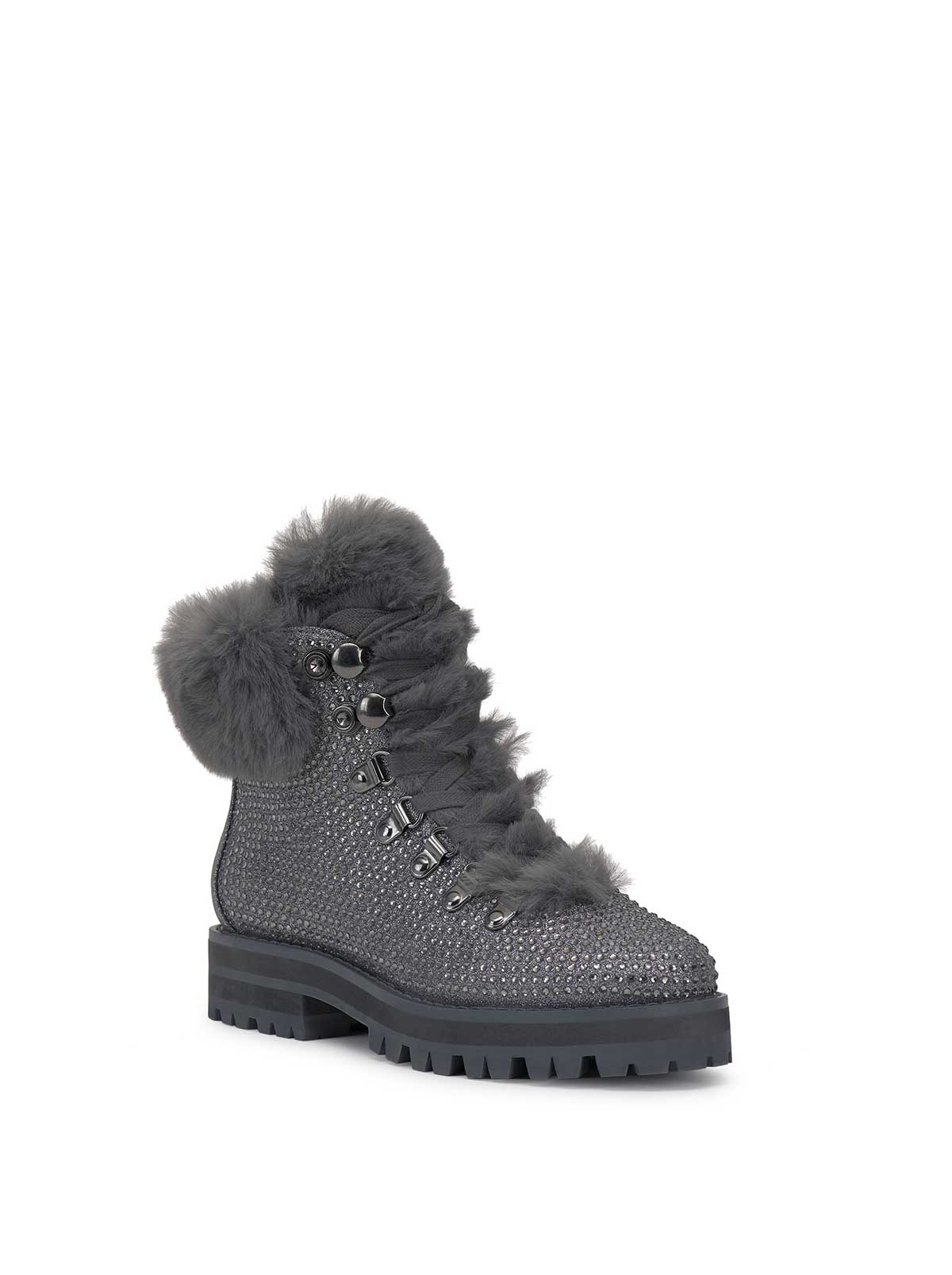 Norina Combat Bootie in Pewter Jessica Simpson