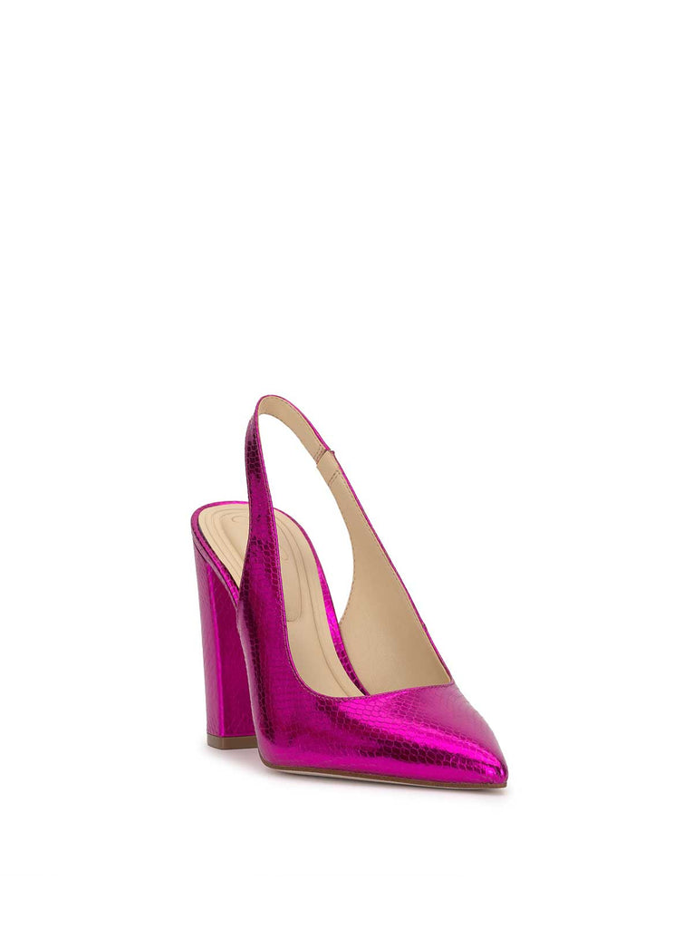 Noula Slingback Pointed Toe Pump in Pink