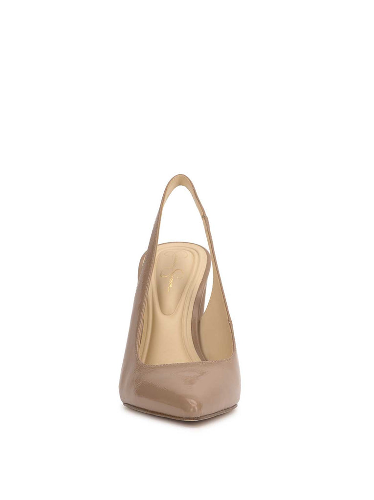 Noula Slingback Pointed Toe Pump in Chai Latte