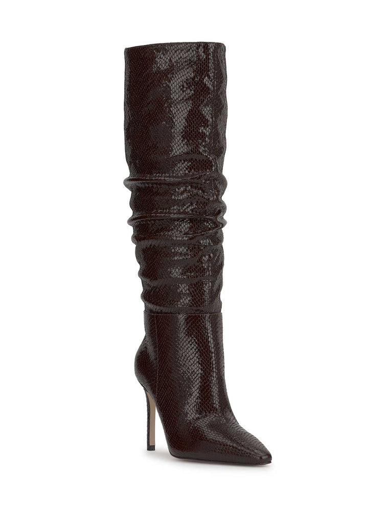 Ohena Slouch Knee Boot in Dark Truffle