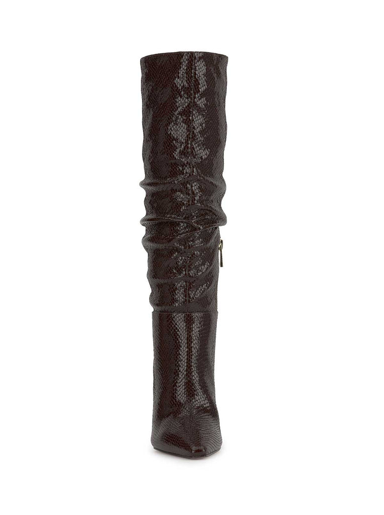 Ohena Slouch Knee Boot in Dark Truffle