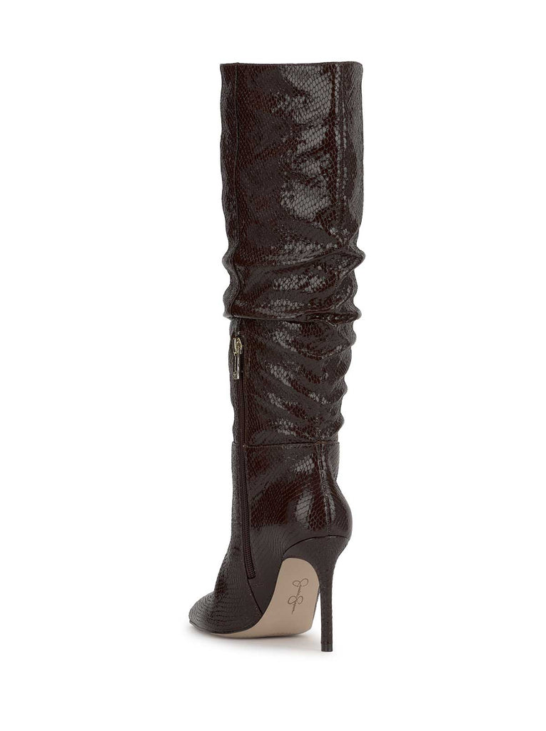Ohena Slouch Knee Boot in Dark Truffle